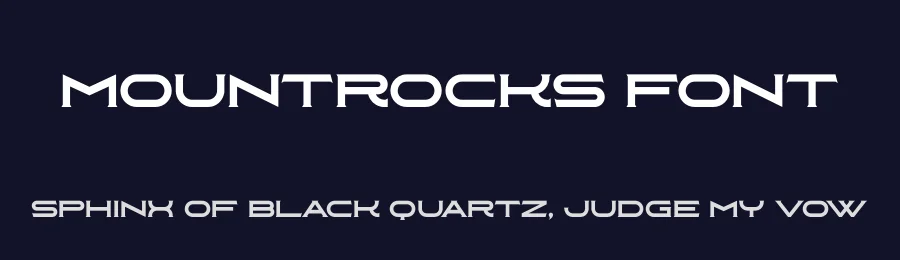 Mountrocks Font by Harvestype Co — Display Font — thumbnail 2