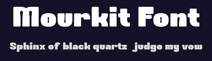 Mourkit Font by Ragamkata — Display Font — thumbnail 2