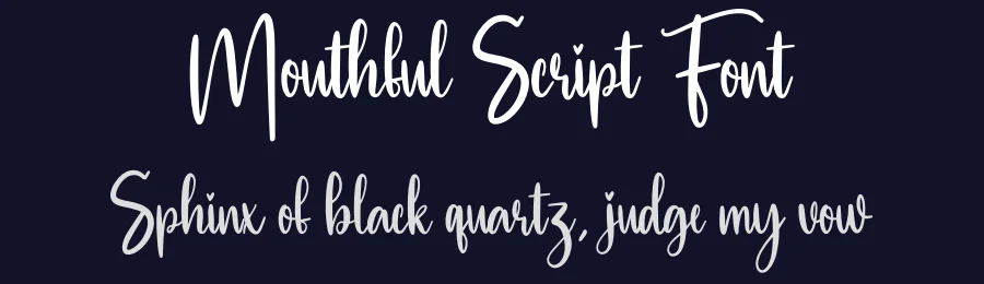 Mouthful Script Font by creativeletter — Script Handwritten Font — thumbnail 2