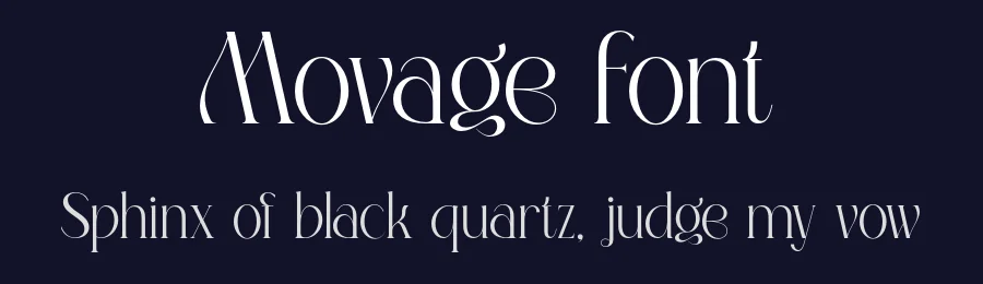 Movage Font by Taboja Std — Display Font — thumbnail 2
