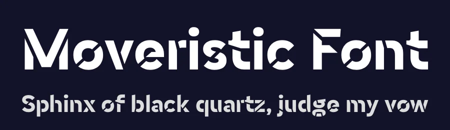 Moveristic Font by Almarkha Type — Display Font — thumbnail 2