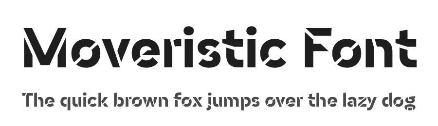 Moveristic Font by Almarkha Type — Display Font