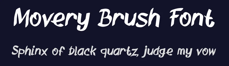 Movery Brush Font by Skytroopas — Script Handwritten Font — thumbnail 2