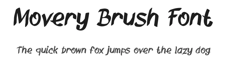 Movery Brush Font by Skytroopas — Script Handwritten Font