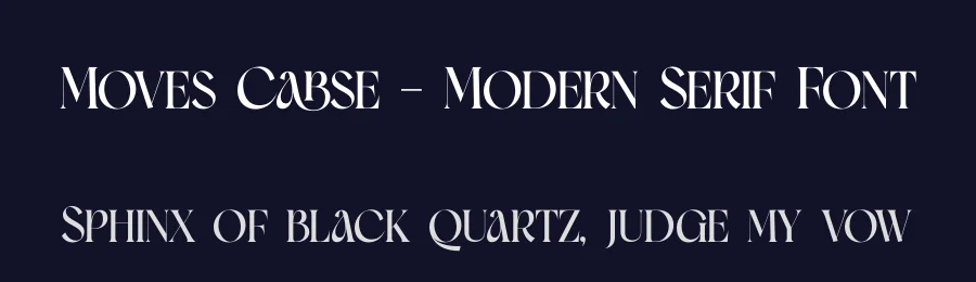 Moves Cabse – Modern Serif Font by timelesstype.co — Display Font — thumbnail 2