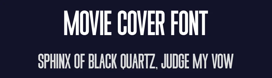 Movie Cover Font by Funtype — Decorative Font — thumbnail 2