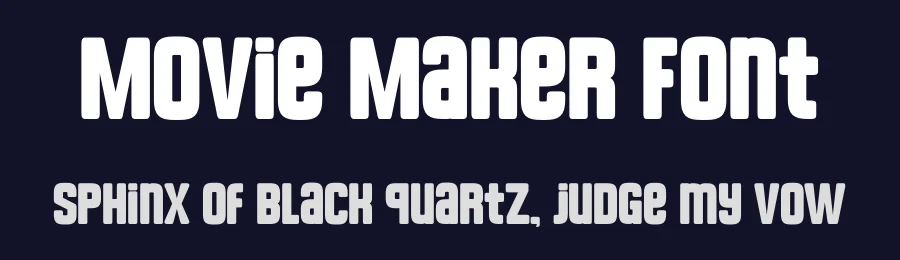 Movie Maker Font by Funtype — Decorative Font — thumbnail 2