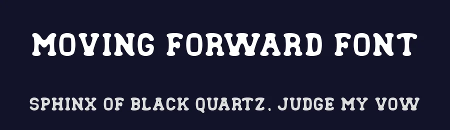 Moving Forward Font by Stefie Justprince — Slab Serif Font — thumbnail 2