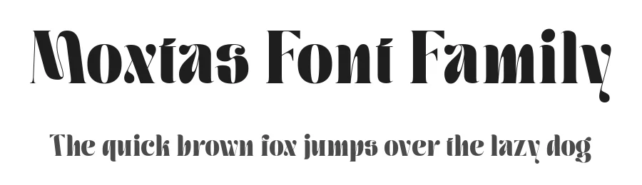 Moxtas Font Family by holyline design — Serif Font