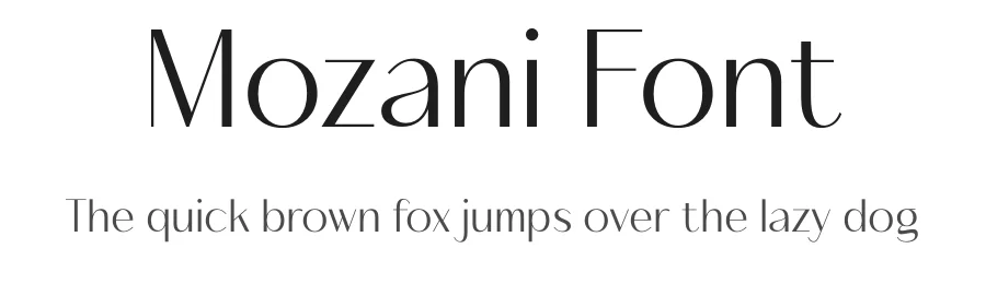 Mozani Font by timelesstype.co — Display Font