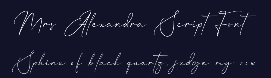 Mrs Alexandra Script Font by Rantautype — Script Handwritten Font — thumbnail 2