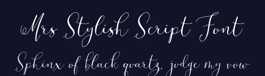 Mrs Stylish Script Font by Typeface — Script Handwritten Font — thumbnail 2