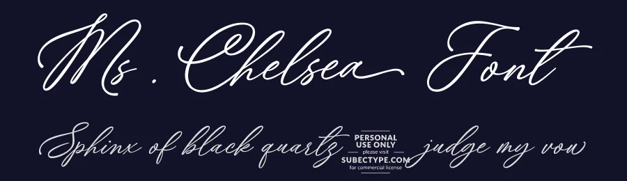 Ms . Chelsea Font by Subectype — Script Handwritten Font — thumbnail 2
