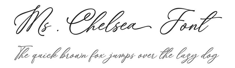 Ms . Chelsea Font by Subectype — Script Handwritten Font