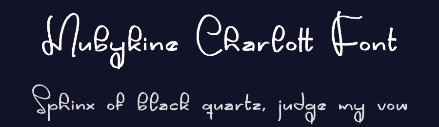 Mubykine Charlott Font by letterfabric — Script Handwritten Font — thumbnail 2