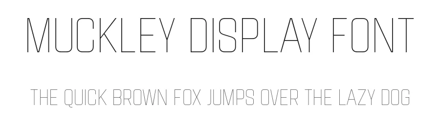 Muckley Display Font by ari — Decorative Font