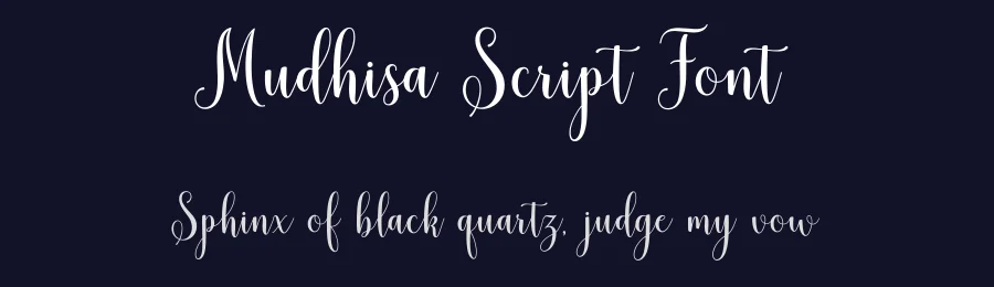 Mudhisa Script Font by Barland — Script Handwritten Font — thumbnail 2