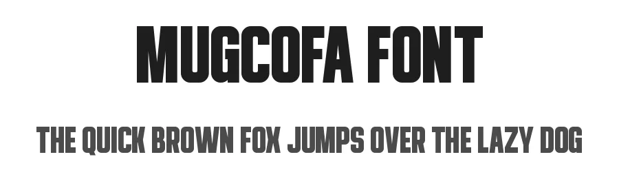 Mugcofa Font by Almairatype — Display Font