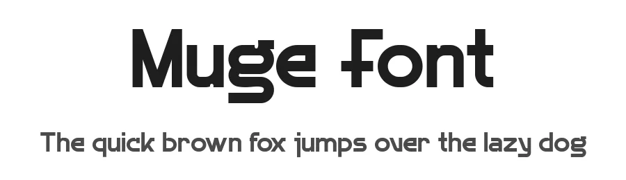 Muge Font by Linecreative — Sans Serif Font
