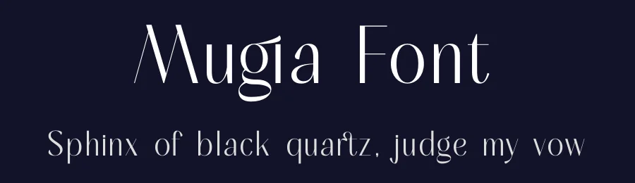 Mugia Font by timelesstype.co — Display Font — thumbnail 2
