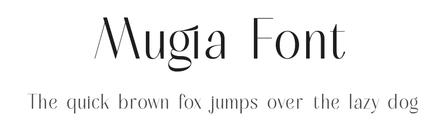 Mugia Font by timelesstype.co — Display Font