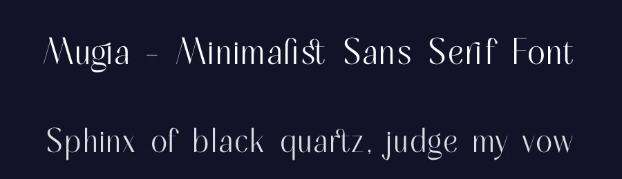Mugia – Minimalist Sans Serif Font by timelesstype.co — Display Font — thumbnail 2