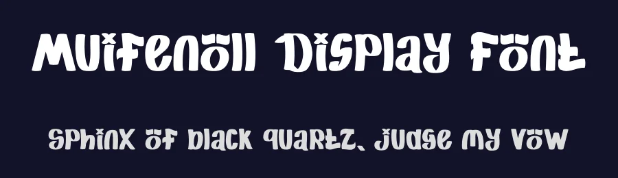 Muifenoll Display Font by Dhabee — Script Handwritten Font — thumbnail 2