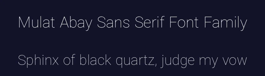 Mulat Abay Sans Serif Font Family by Fasil Fikreab — Sans Serif Font — thumbnail 2