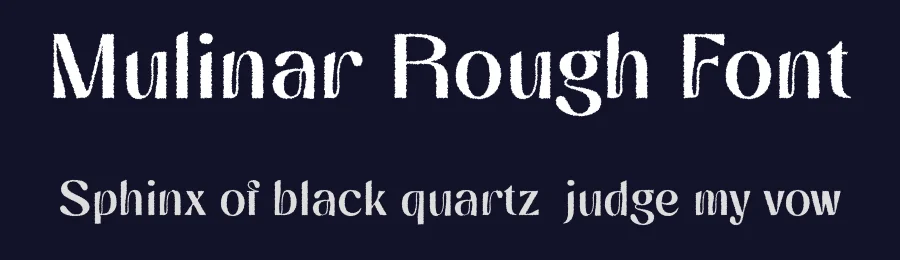 Mulinar Rough Font by craftsupplyco — Sans Serif Font — thumbnail 2