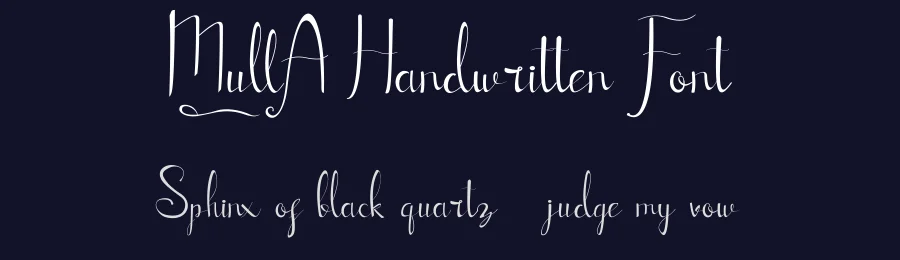 Mulla Handwritten Font by yuliusparyadi.id — Script Handwritten Font — thumbnail 2