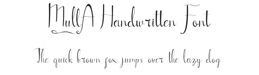 Mulla Handwritten Font by yuliusparyadi.id — Script Handwritten Font