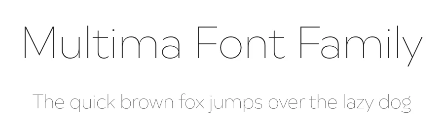 Multima Font Family by Rene Bieder — Sans Serif Font