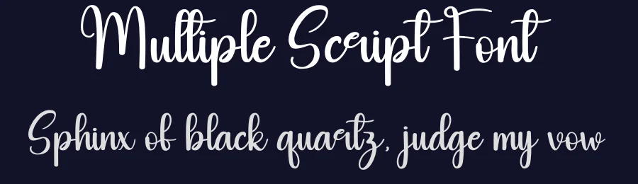 Multiple Script Font by andikastudio — Script Handwritten Font — thumbnail 2
