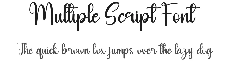 Multiple Script Font by andikastudio — Script Handwritten Font