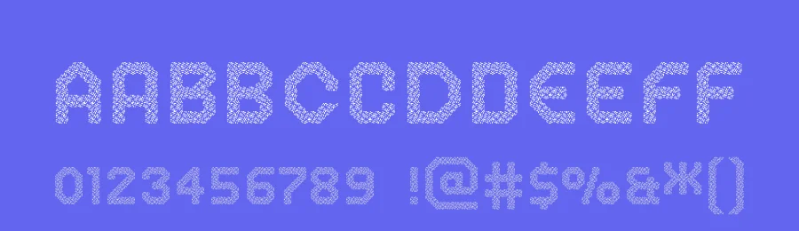 MultiType Glitch Font by Cyanotype — Display Font — thumbnail 3