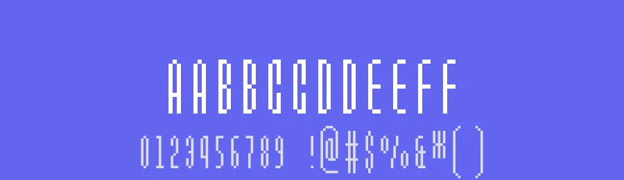MultiType Pixel Font by Cyanotype — Display Font — thumbnail 3