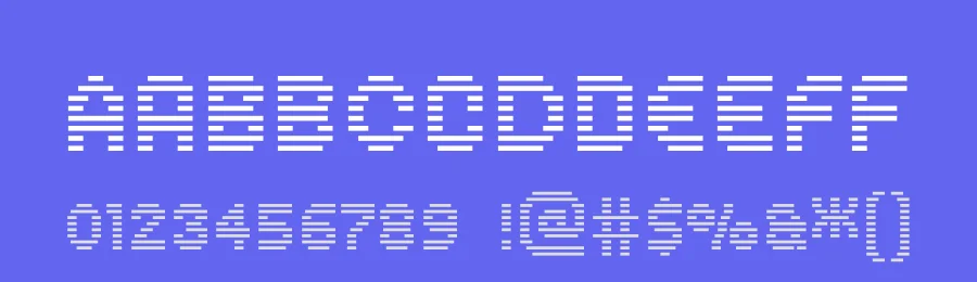 MultiType Rows Font by Cyanotype — Sans Serif Font — thumbnail 3