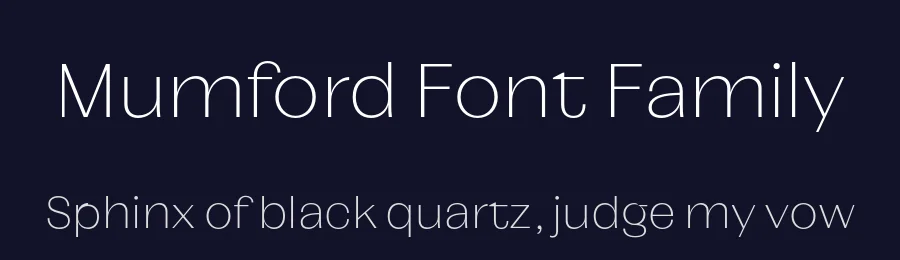 Mumford Font Family by fragTYPE — Sans Serif Font — thumbnail 2