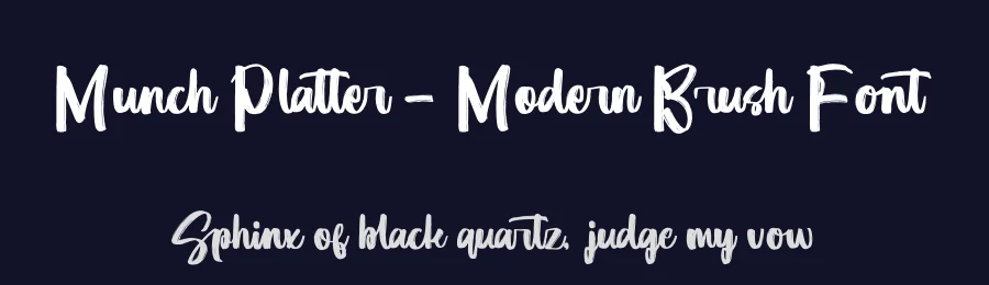 Munch Platter – Modern Brush Font by letterenastudios — Script Handwritten Font — thumbnail 2