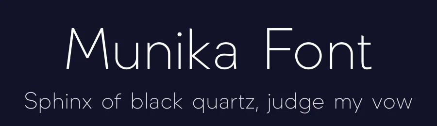 Munika Font by Gravitype — Sans Serif Font — thumbnail 2