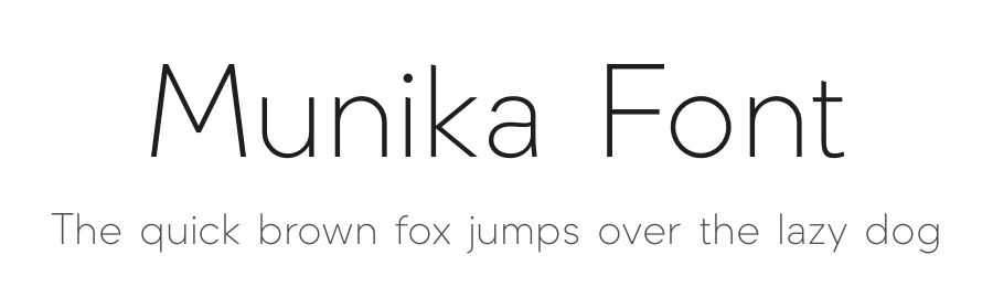Munika Font by Gravitype — Sans Serif Font