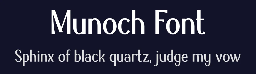 Munoch Font by IDEBARENG — Sans Serif Font — thumbnail 2