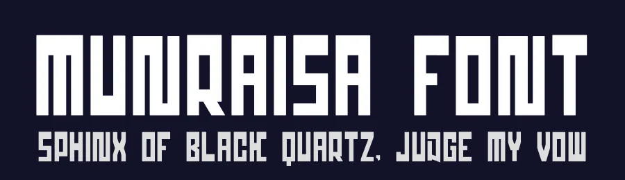 Munraisa Font by hayoyuka8 — Display Font — thumbnail 2