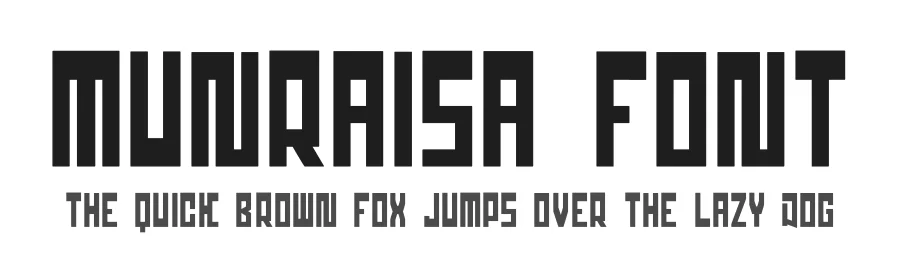 Munraisa Font by hayoyuka8 — Display Font