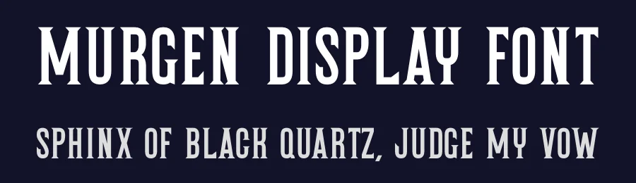 Murgen Display Font by Almairatype — Serif Font — thumbnail 2