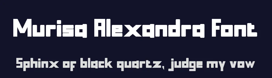 Murisa Alexandra Font by murisa studio — Sans Serif Font — thumbnail 2