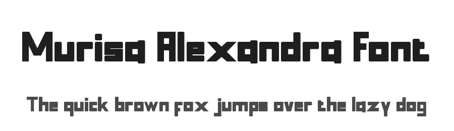 Murisa Alexandra Font by murisa studio — Sans Serif Font