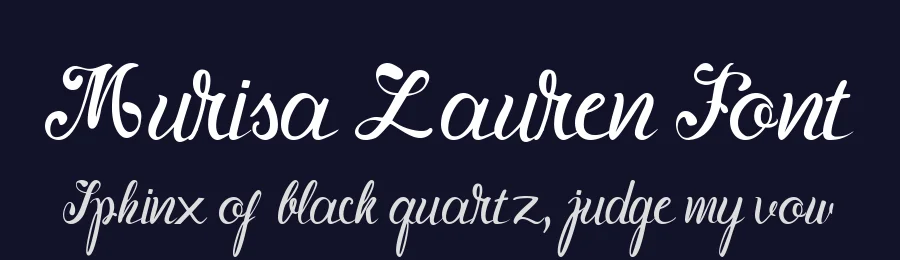 Murisa Lauren Font by murisa studio — Script Handwritten Font — thumbnail 2