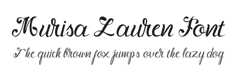 Murisa Lauren Font by murisa studio — Script Handwritten Font