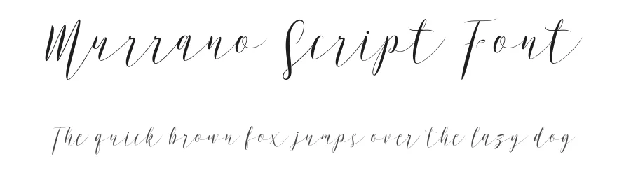 Murrano Script Font by Hamilton — Script Handwritten Font